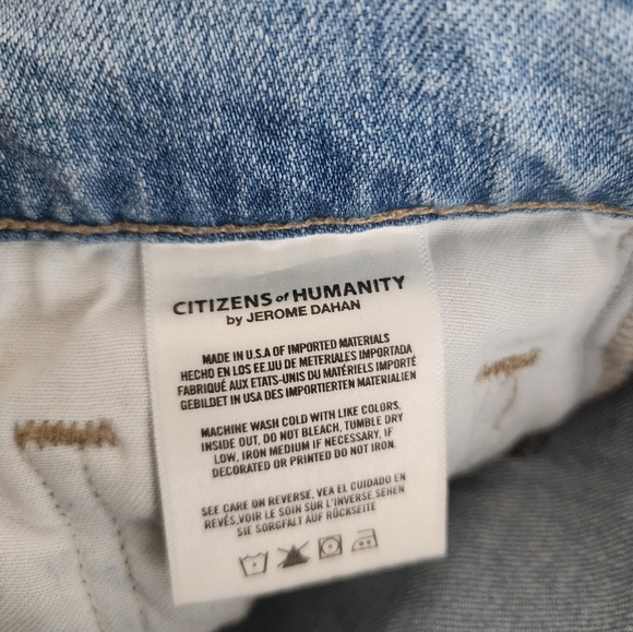 Citizens of Humanity Emerson Crop Slim Boyfriend Jeans Size 28 - Picture 14 of 14